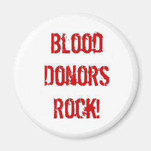 BloodDonorsRock! Magnet