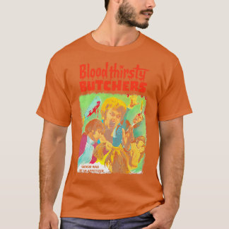 Blooddursty Butchers Midnight Video Cult Horror M T-Shirt