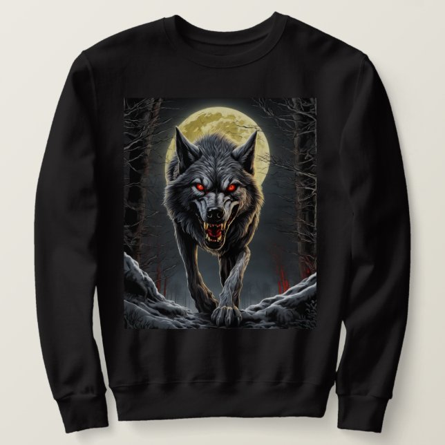 Blooddursty Wolf Sweatshirt (Design vorne)