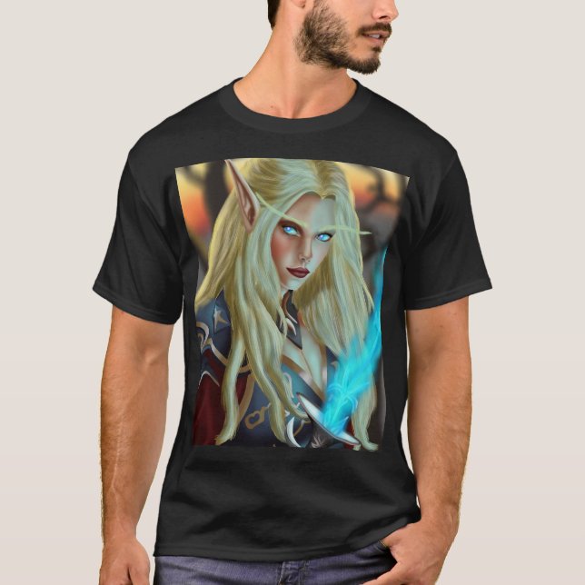 Bloodelf Magician T-Shirt (Vorderseite)