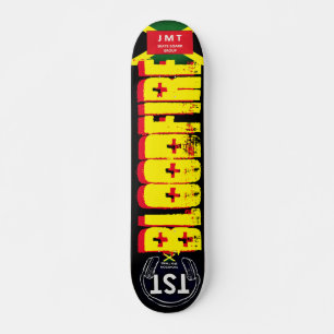 BLOODFIRE JMT Skateboard, 7¾ Zoll Deck Skateboard