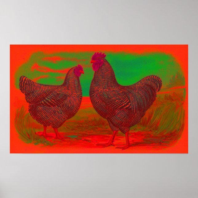 BloodFire-Leinwand Poster (Vorne)