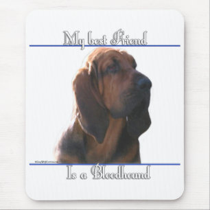 Bloodhound Best Friend; Bloodhound Geschenke; Mousepad