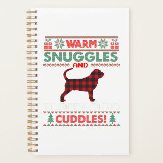 Bloodhound Dog Christmas Pajama Shirt Ugly Christm Planer