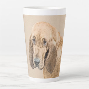 Bloodhound-Malerei - Niedliche Original Hunde-Kuns Milchtasse