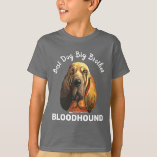 Bloodhound meilleur grand frère jamais T-shirt
