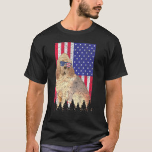 Bloodhound Patriotic Hund USA Stolz amerikanische T-Shirt