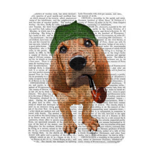 Bloodhound Sherlock Holmes 2 Magnet