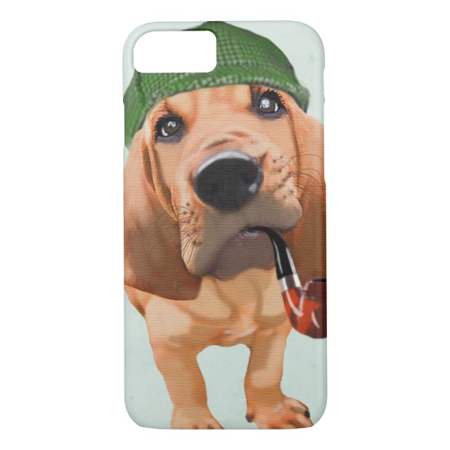 Bloodhound Sherlock Holmes Case-Mate iPhone Hülle (Rückseite)