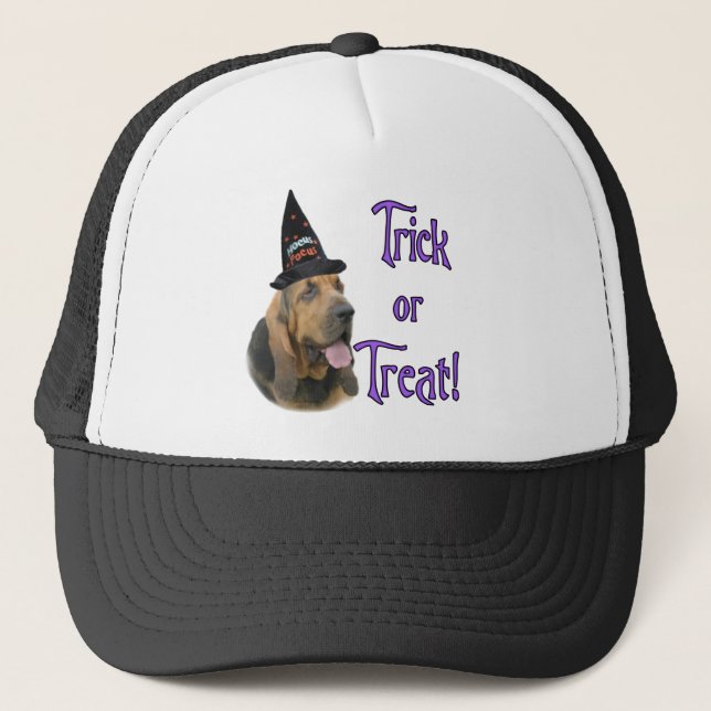 Bloodhound Trick Truckerkappe (Vorderseite)