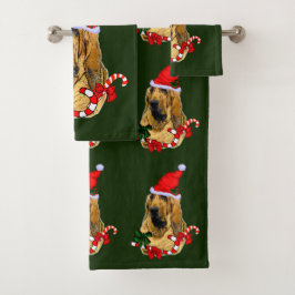 Bloodhound Weihnachten Badhandtuch Set