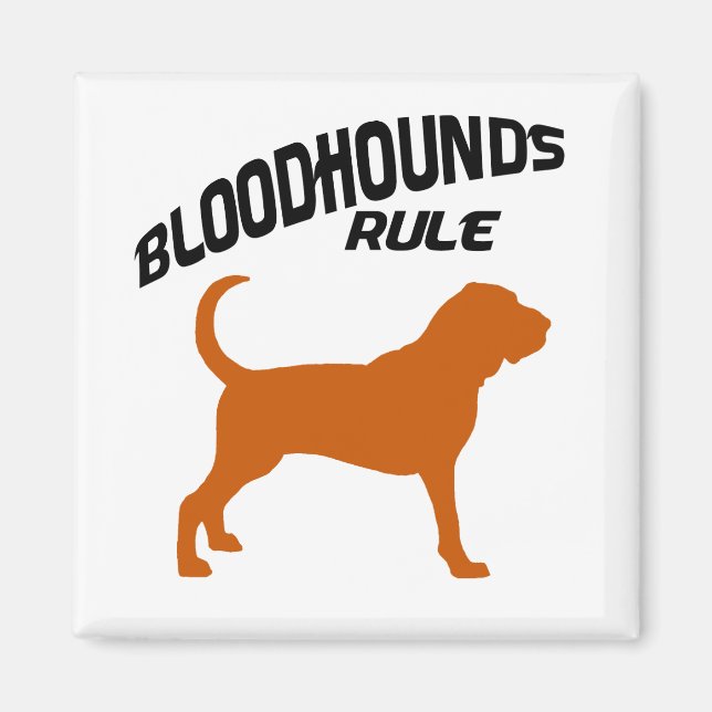 Bloodhounds-Regel Magnet (Vorne)