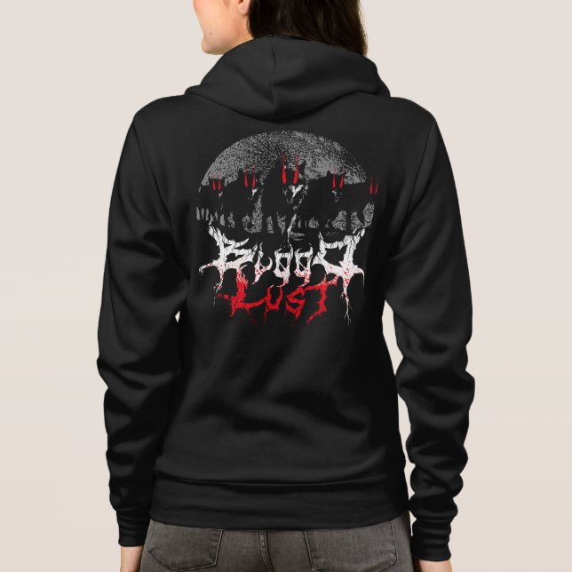 Bloodlust Wolf Pack Hoodie (Rückseite)