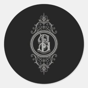 Bloodmark Tattoo Shop Premium Runder Aufkleber