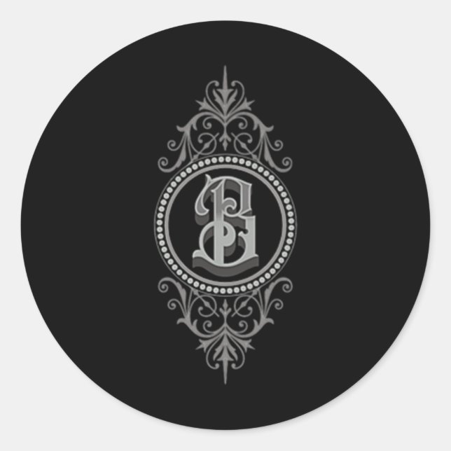 Bloodmark Tattoo Shop Premium Runder Aufkleber (Vorderseite)