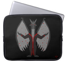 Bloodmoon-Drache RPG auf schwarzer Laptop-Hülle