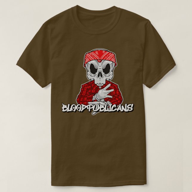 Bloodpublicans Body Count Ice T Front und Back Pri T-Shirt (Design vorne)