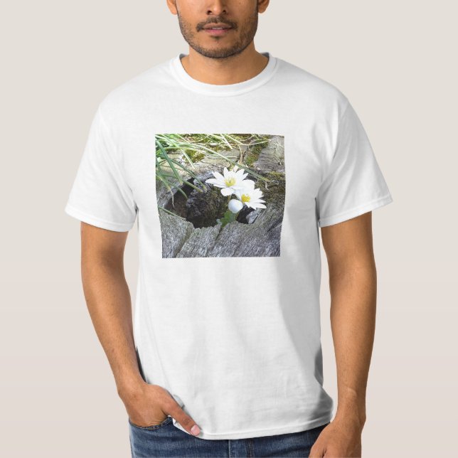 Bloodroot, Sanguinaria canadensis T-Shirt (Vorderseite)