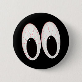 Bloodshot Eyeballs Halloween Button