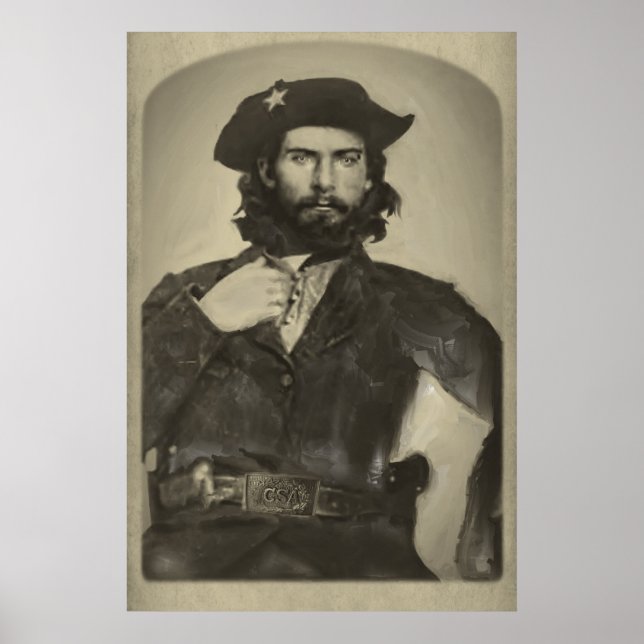 Bloody Bill Anderson - C S A - Civil War Poster (Vorne)