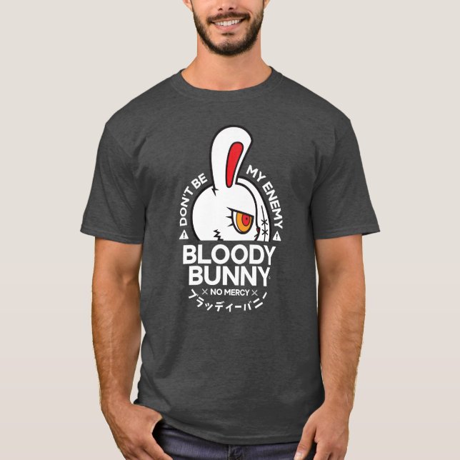 Bloody Bunny Pas de clémence - T-shirt (Devant)