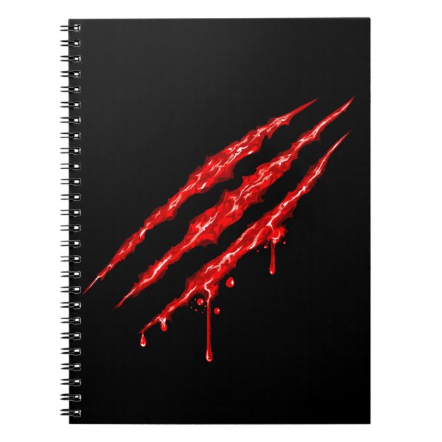 Bloody Claw Marken Notizblock (Vorderseite)