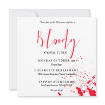 Bloody Gute Zeit Beängstigende Party Halloween Ein