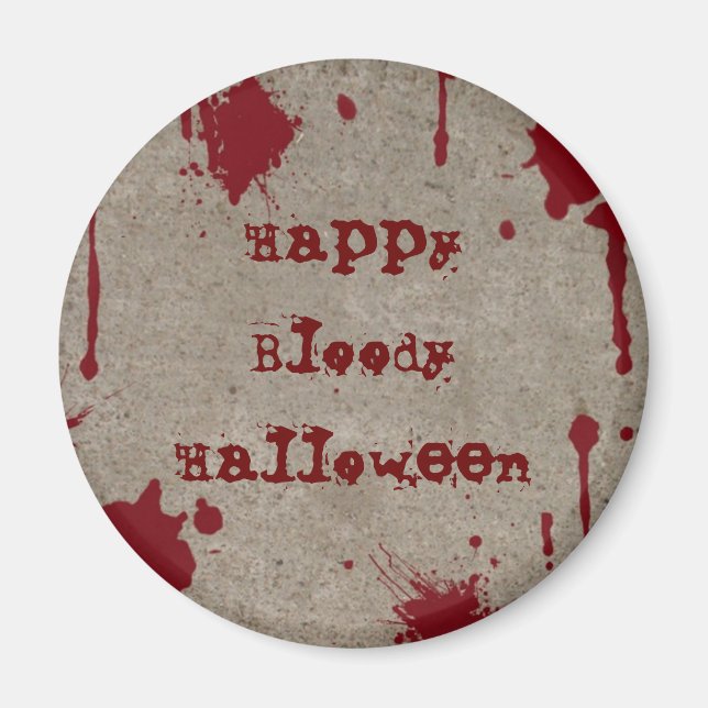 Bloody Halloween Magnet (Vorne)