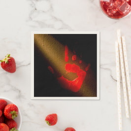 Bloody Hand Print Serviette