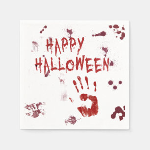 Bloody Handprint Halloween - Paper Napkin Serviette