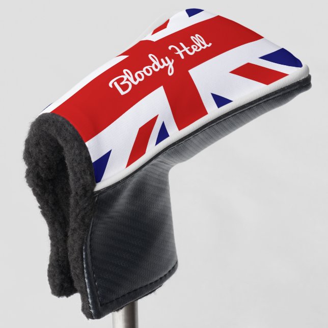 Bloody Hell Funny British Spaß Expression Golf Headcover (3/4 Vorderseite)