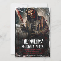 Bloody Knife & Beängstigend Halloween Mask Party