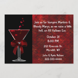 Bloody Mary All Hallows Eve Party Einladung