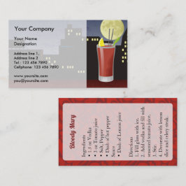 Bloody Mary Business Card Visitenkarte