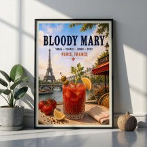 Bloody Mary Cocktail Paris Café Französisches Bist