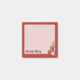 Bloody Mary Cocktail Post-it Klebezettel