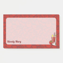 Bloody Mary Cocktail Post-it Klebezettel