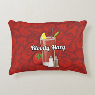 Bloody Mary Cocktail Zierkissen