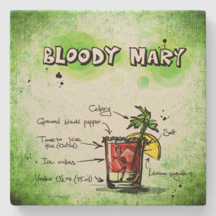 Bloody Mary Drink Rezept Steinuntersetzer