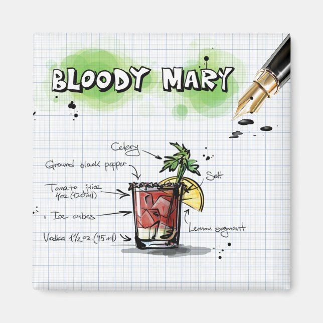 Bloody Mary Magnet (Vorne)