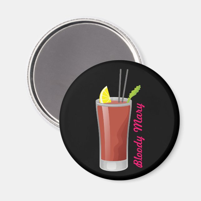 Bloody Mary Magnet (Vorderseite/Rückseite)