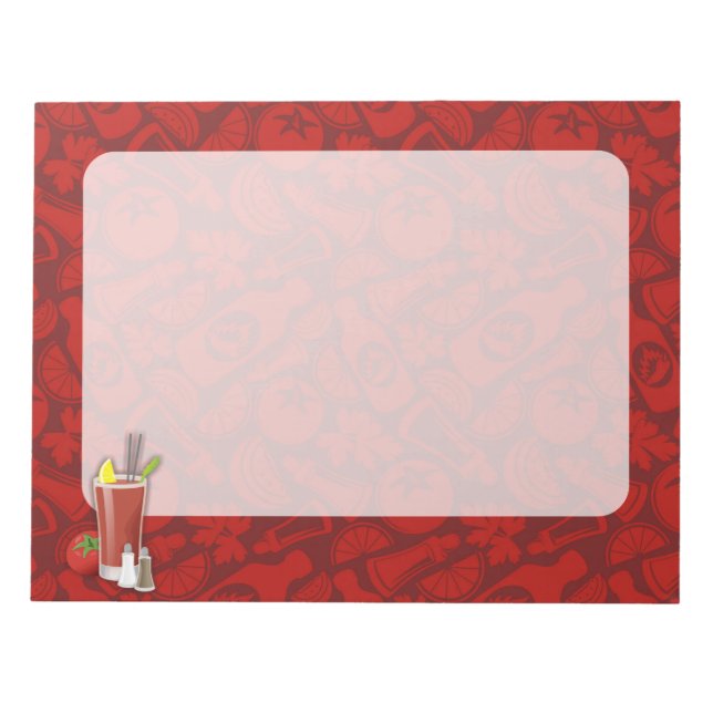 Bloody Mary Notizblock (Vorderseite)