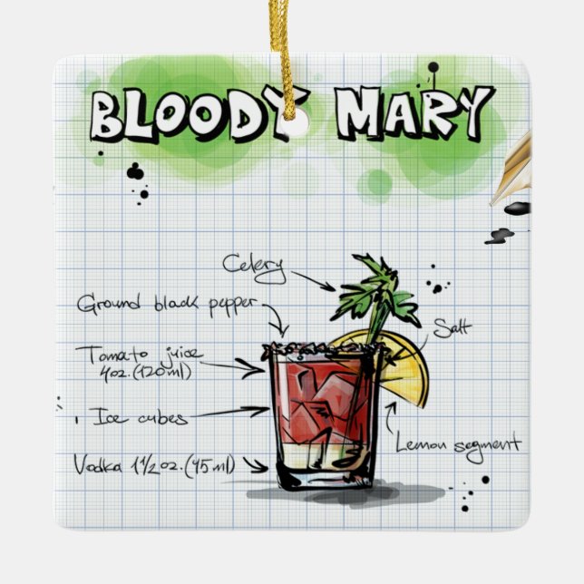 Bloody Mary Ornament (Vorderseite)