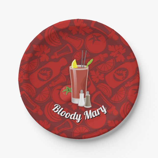 Bloody Mary Pappteller (Vorderseite)