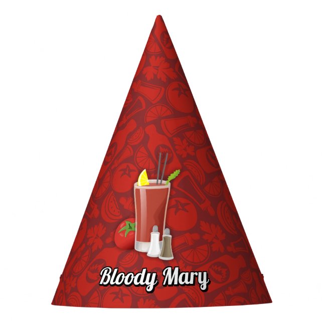 Bloody Mary Partyhütchen (Vorderseite)