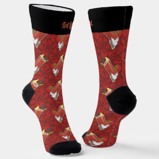 Bloody Mary Pattern Socks Socken