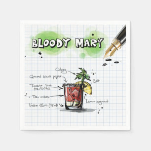 Bloody Mary Serviette