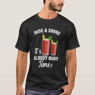 Bloody Mary Time Niedlich Cocktail Girls Dress T-Shirt