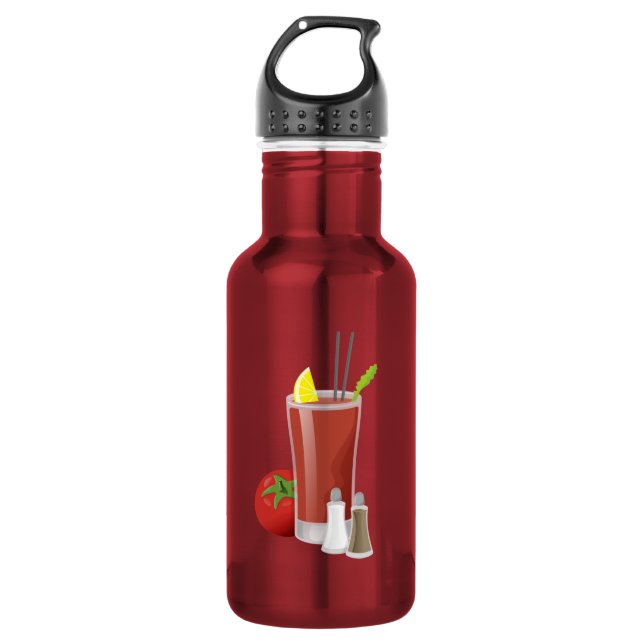 Bloody Mary Trinkflasche (Vorderseite)