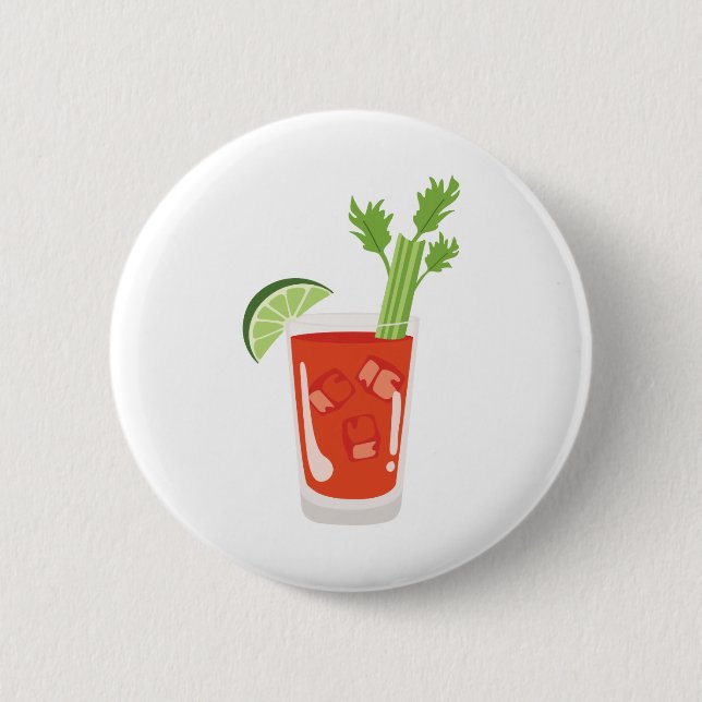Bloody- Marycocktail Button (Vorderseite)